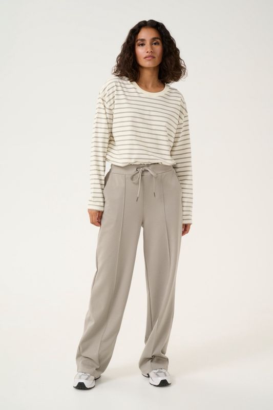 Kaffe Pantalon droit elephant skin 10508621