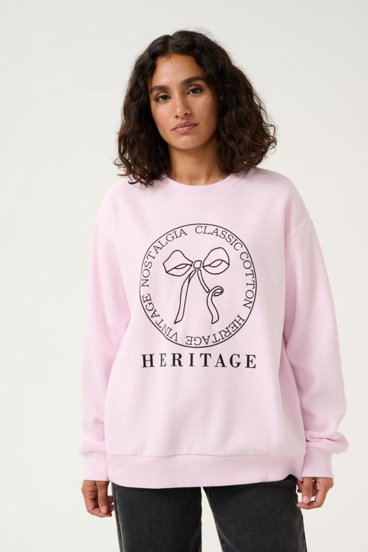Kaffe Chandail crewneck lilac snow 10509447