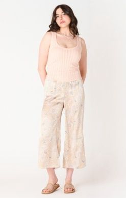 Dex Pantalon motif paisley wide leg 2522751