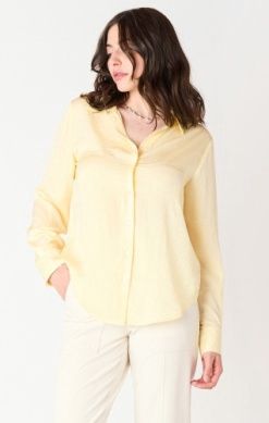 Dex Blouse satin jaune 2523709