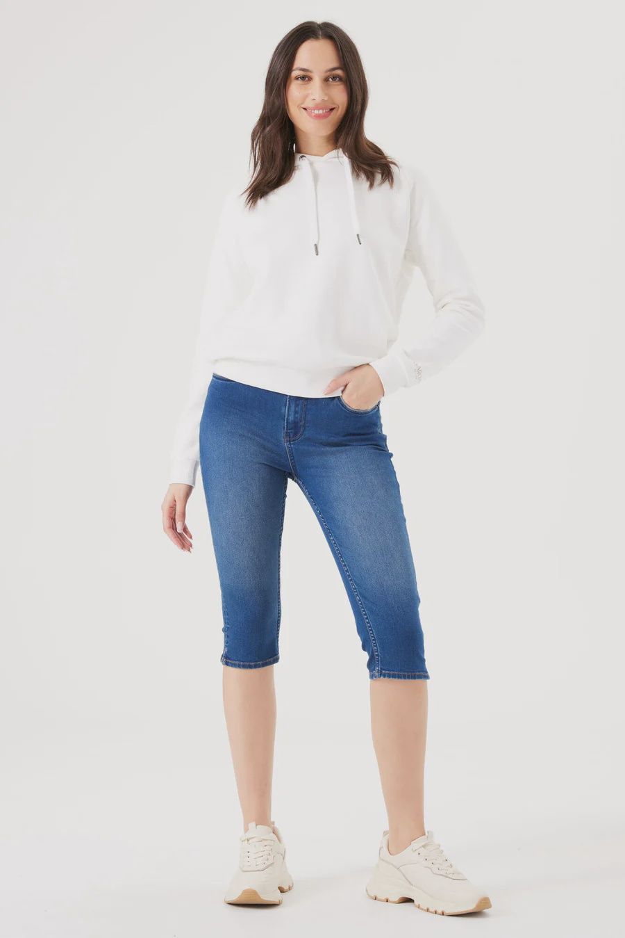 Garcia Capri Jeans bleu moyen 277-3329