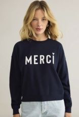 ZSupply Chandail crewneck marine Merci ZT251276