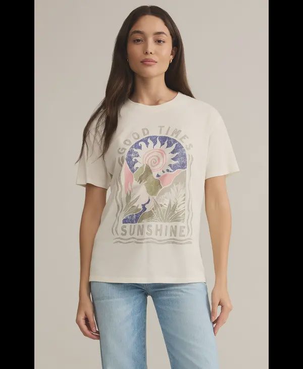 ZSupply T-Shirt offwhite Good Times Sunshine GT251478