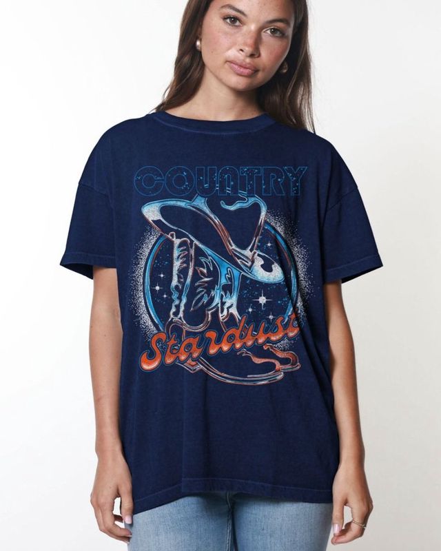 Girl Dangerous T-Shirt marine Country Stardust SP25-109