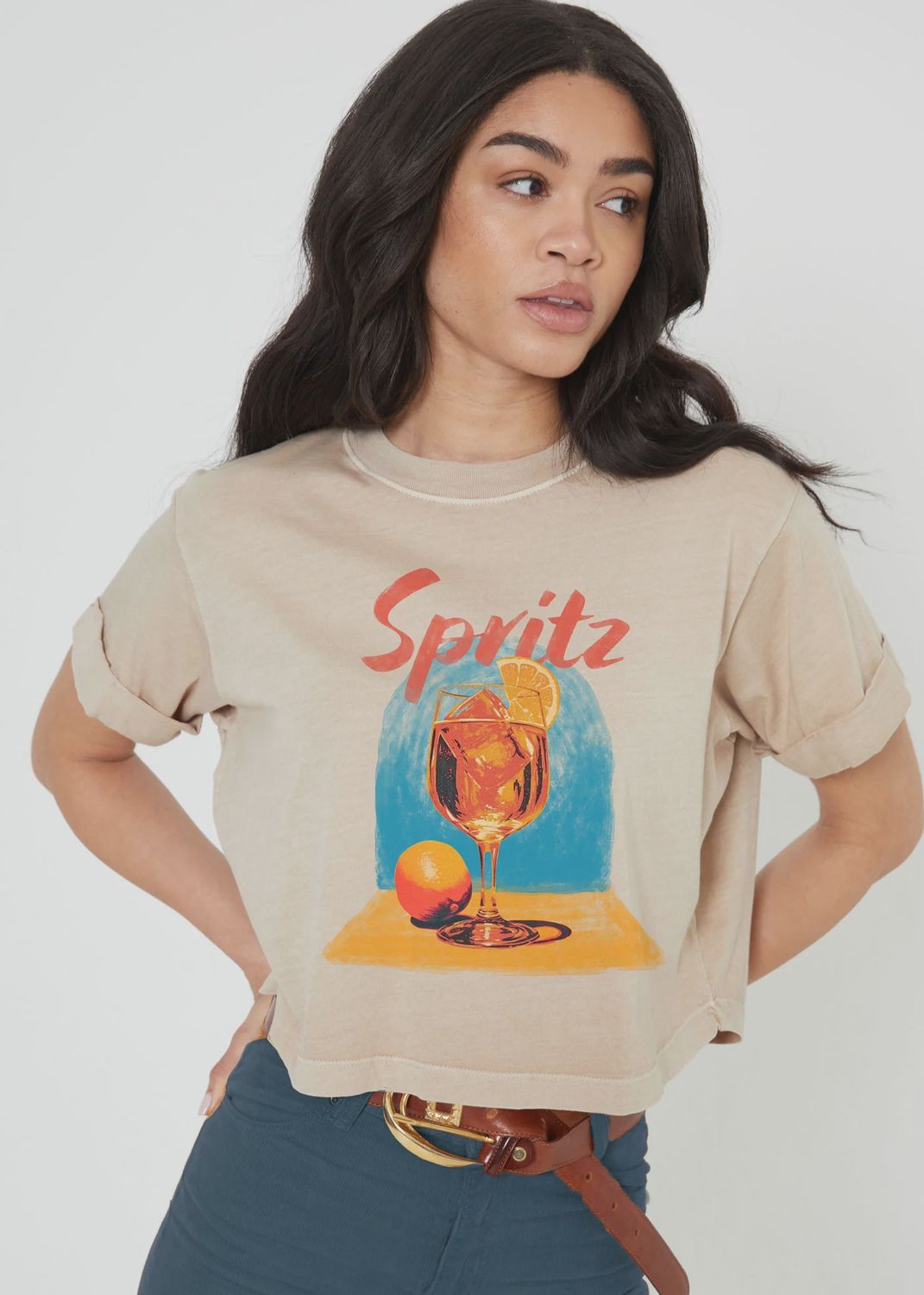 Girl Dangerous T-Shirt sand crop SPRITZ SP25-119