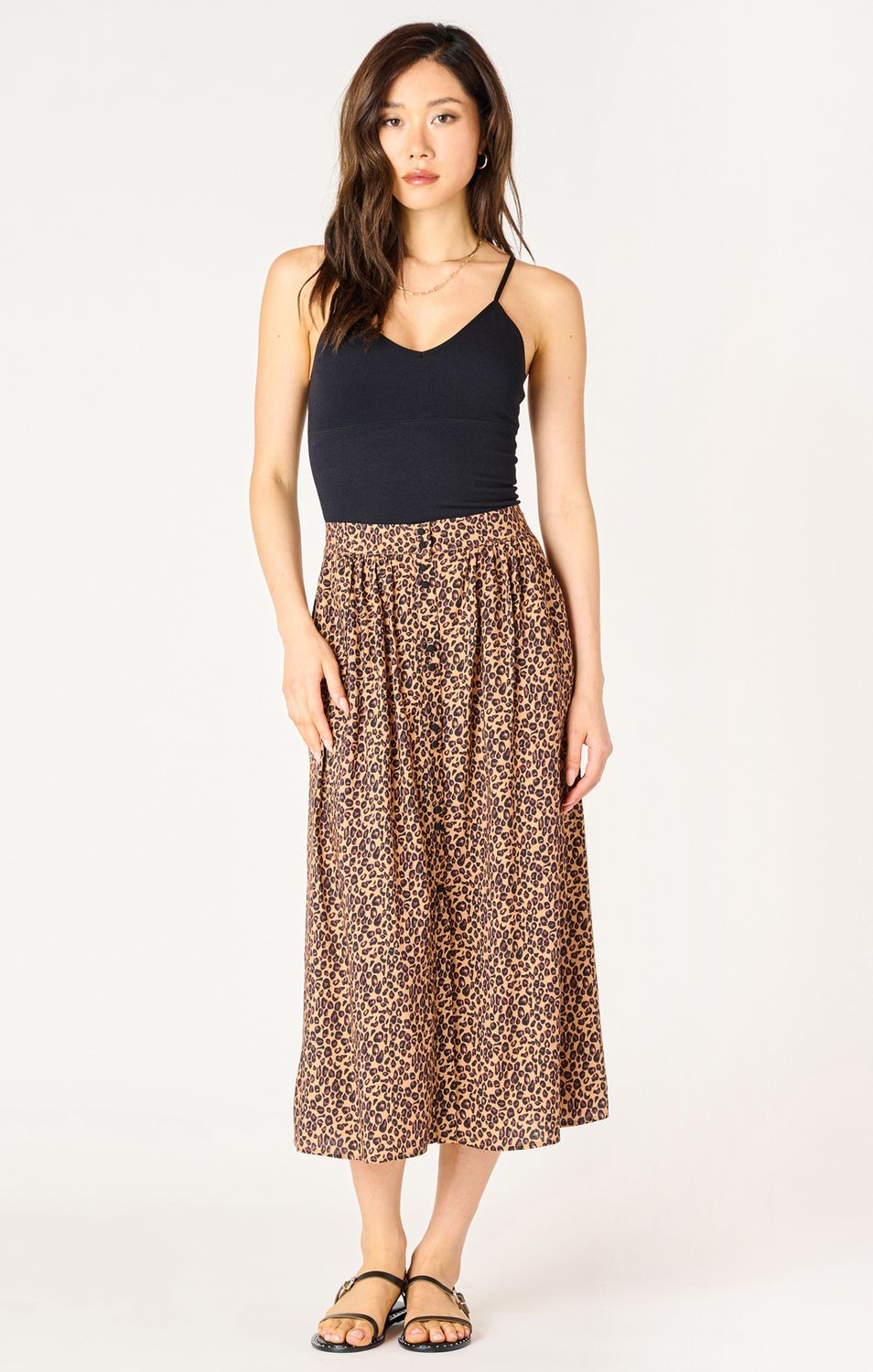 Dex Jupe midi motif léopard 2522711