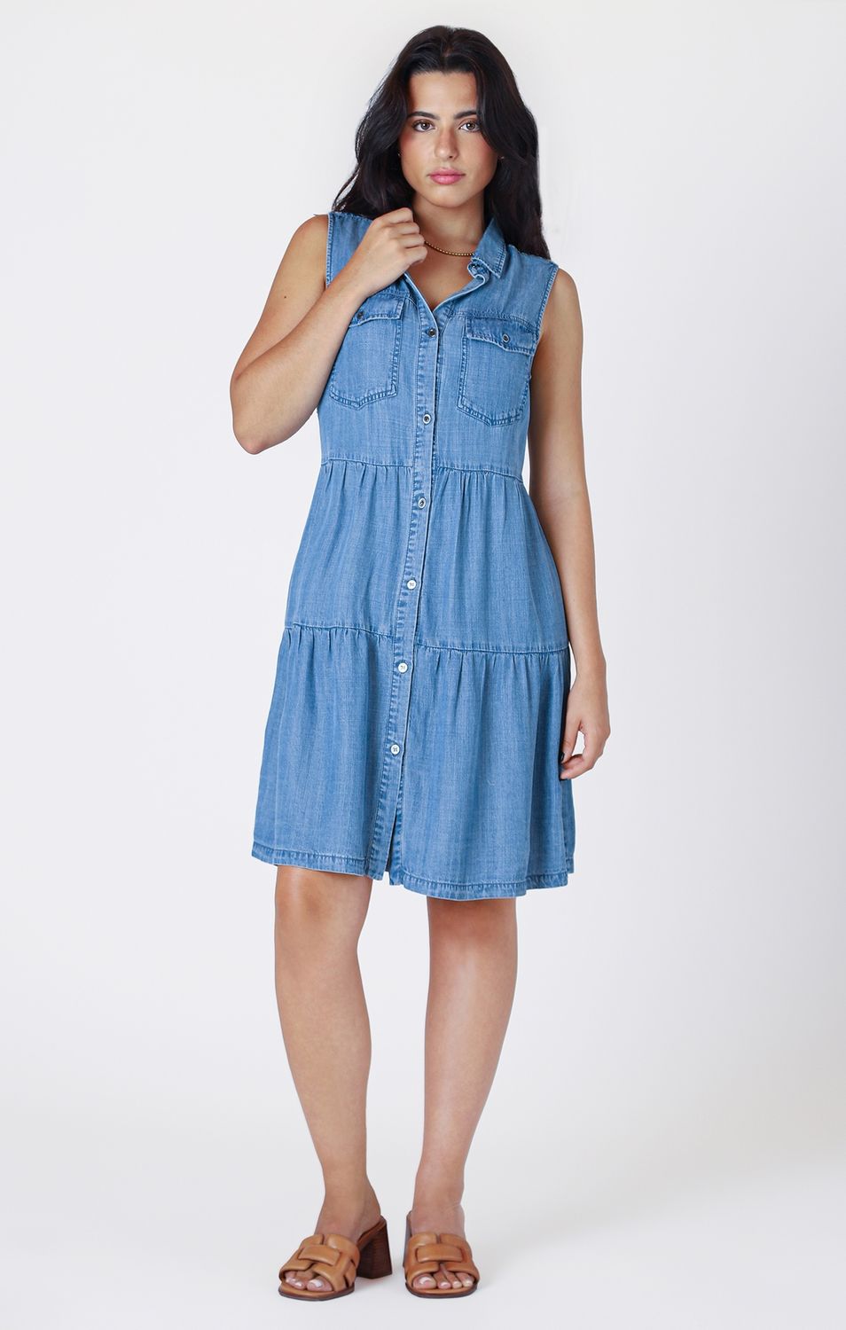 Room34 Robe denim boutonnée 2522617