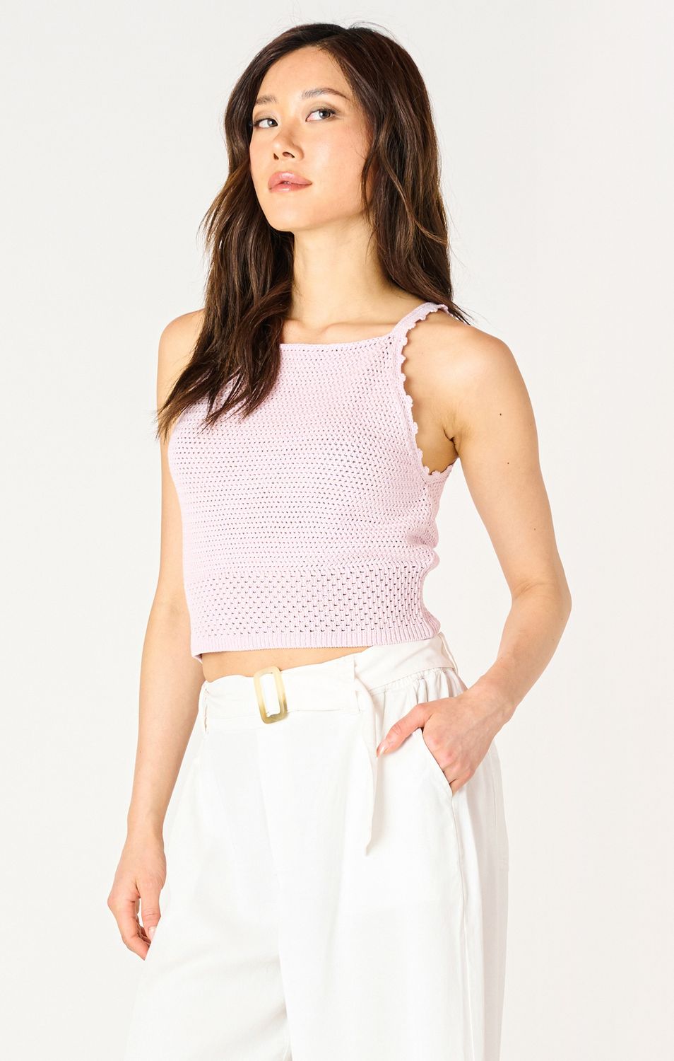 Dex Camisole crochet lilas 2527015