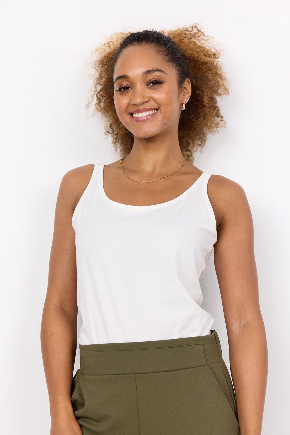 Soya Concept Camisole offwhite col rond 24743