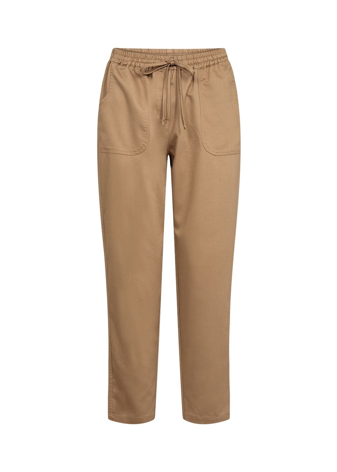 Soya Concept Pantalon taille élastique desert brown 17204