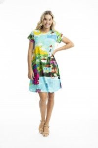 Orientique Robe imprimée coton 20056