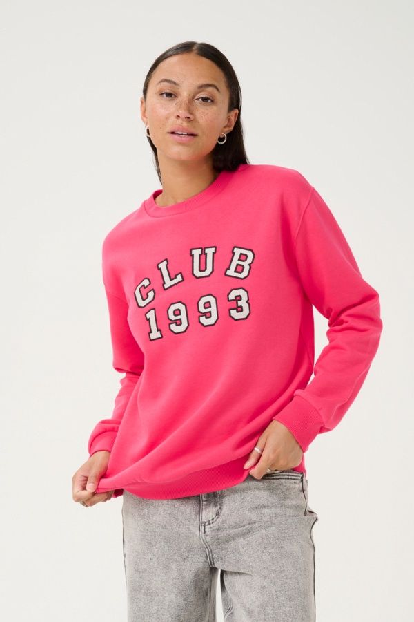 Kaffe Chandail crewneck rose framboise 10509722