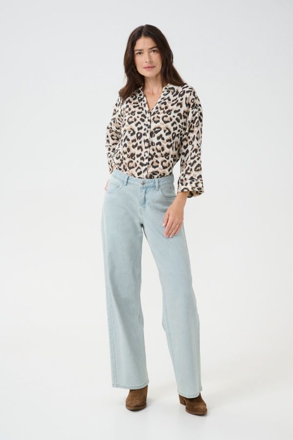 Cream Jeans Coco Fit bleu pâle légèrement brillance 10613436