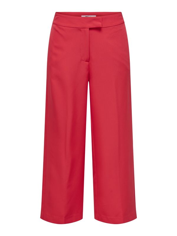 Only Pantalon crop wide leg rouge15340648