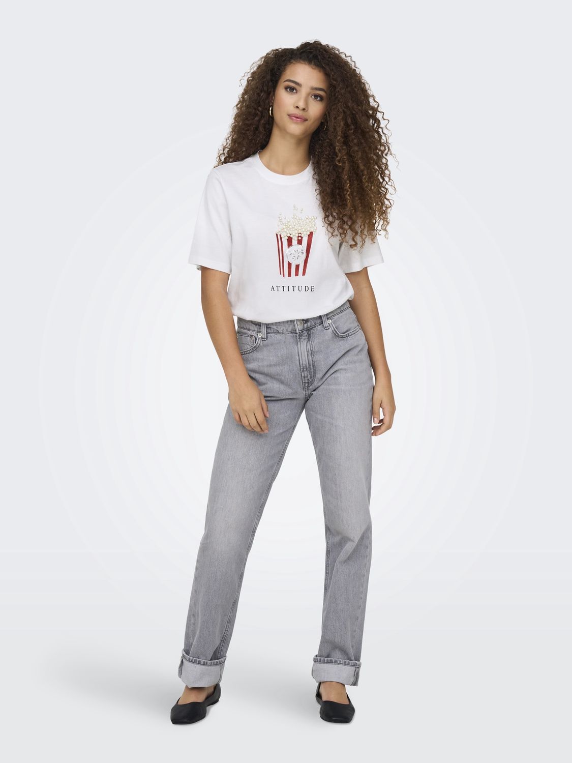 Only T-Shirt offwhite POPCORN 15343431