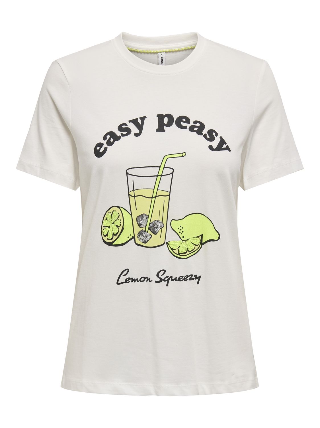 Only T-Shirt offwhite Easy Peasy Limonade 15349150