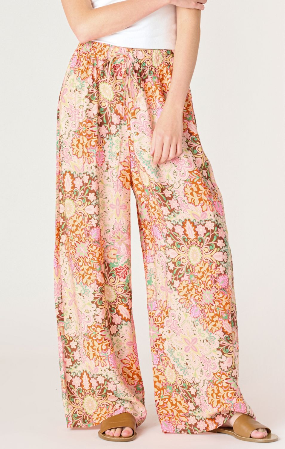 Dex Pantalon jambes larges motifs 2522751