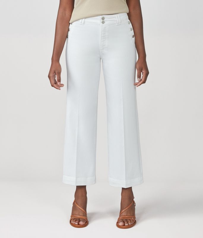 Lola Jeans Pantalon Jeans Blanc Wide leg Colette-OWHT