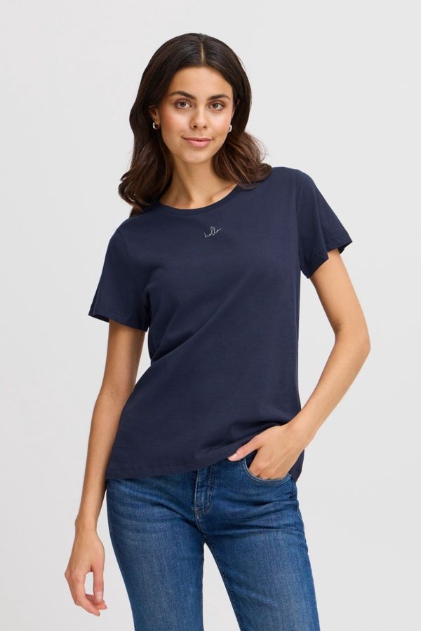 Fransa T-Shirt marine Hello 20615288