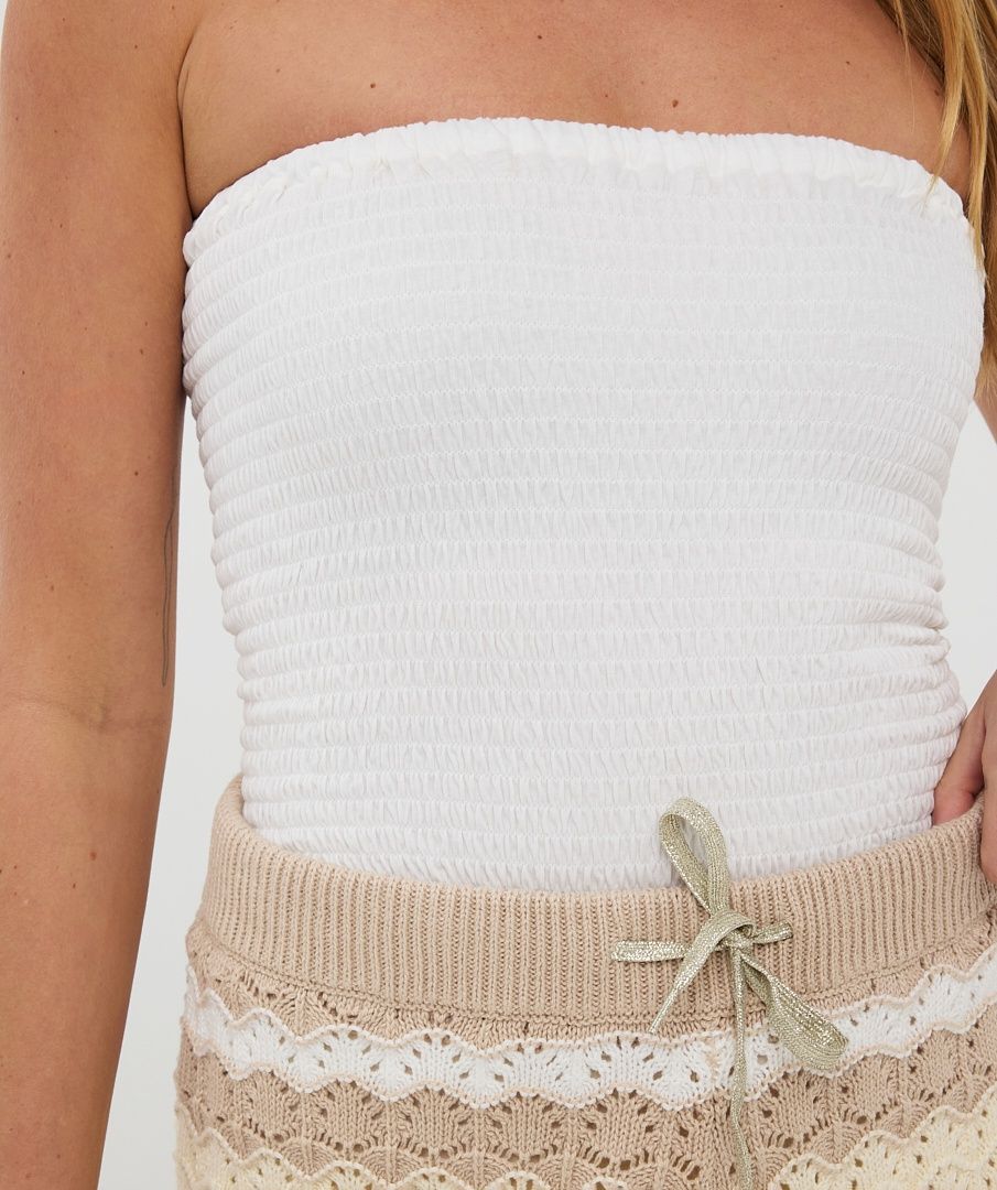 Esqualo Top bandeau blanc 2530204