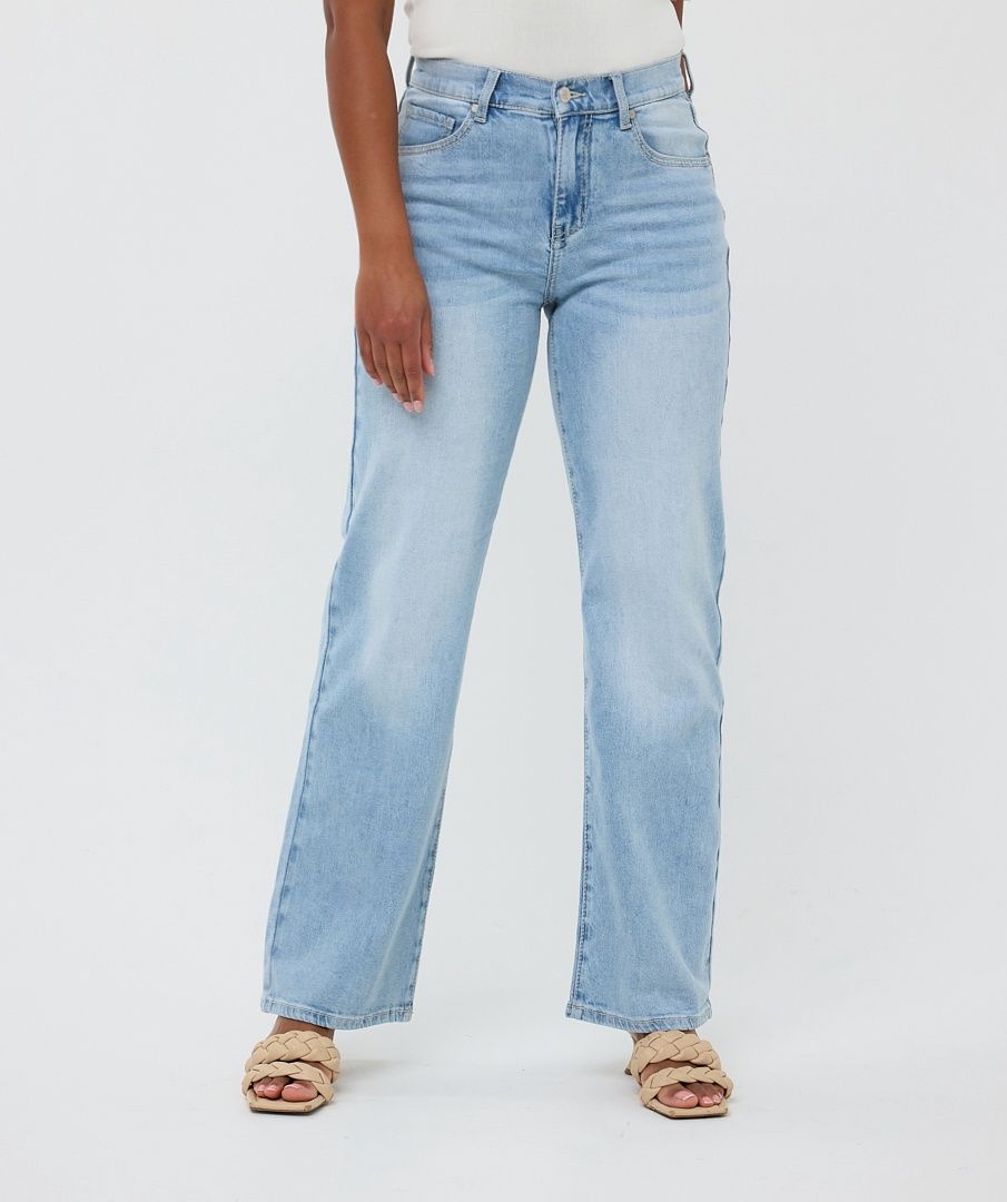 Esqualo Jeans trousers wide leg bleu pâle 2512215