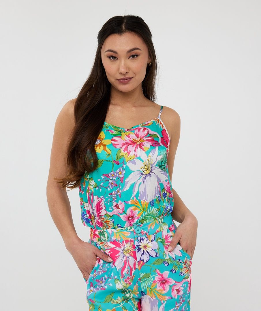 Esqualo Camisole fines bretelles Disco Flower 2515207