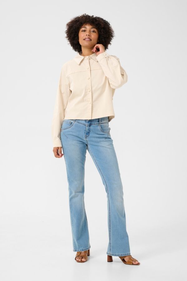 Cream Jacket beige crochet au dos 10613667