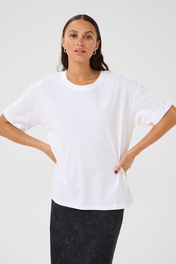 Kaffe T-Shirt oversize Optical White 10509883