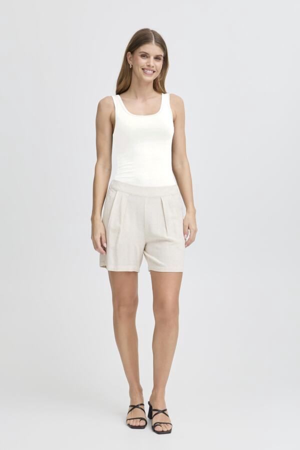 Fransa Camisole blanche bordure satinée 20615759