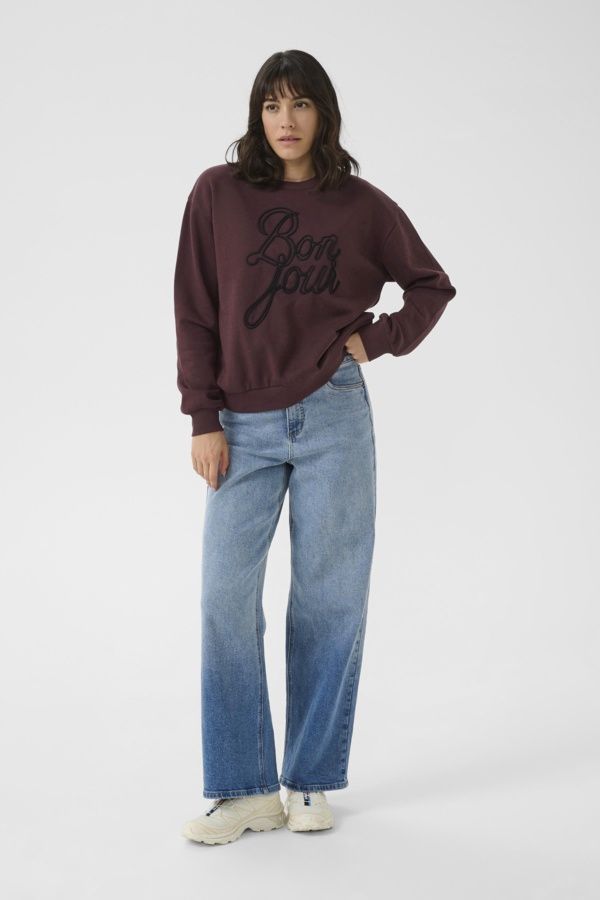 Kaffe Chandail crewneck manches longues Fudge 10510216