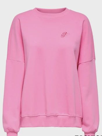 Only Chandail crewneck Cowgirls rose 15357086