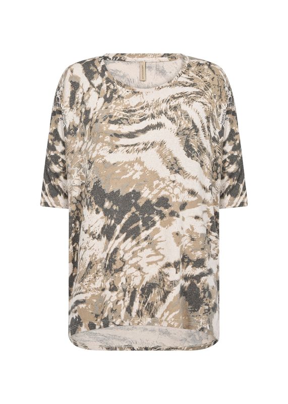 Soya Concept Chandail imprimé Cream Melange 27100