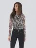 Only Chandail mesh motif tacheté animal 15357642