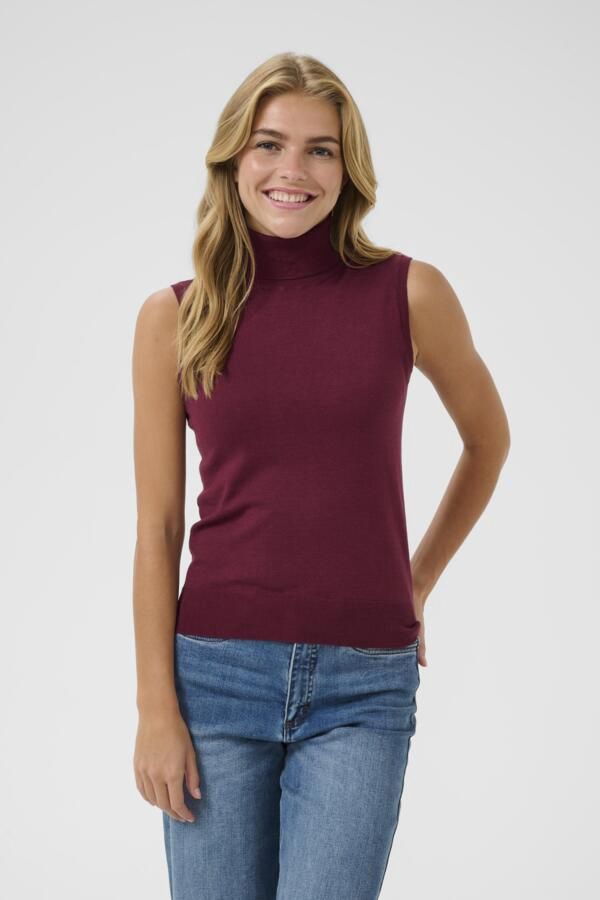 Kaffe Haut col roulé sans manche Windsor Wine 10510977