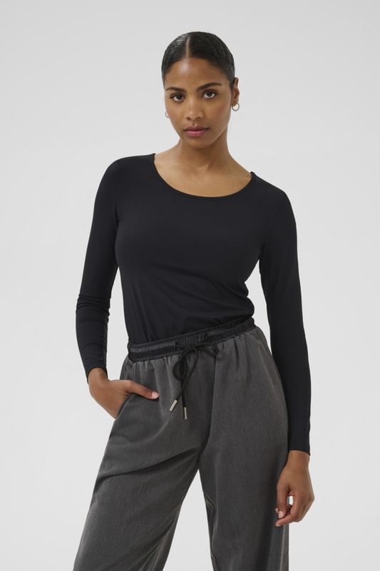 Kaffe Chandail noir manches longues 10510691