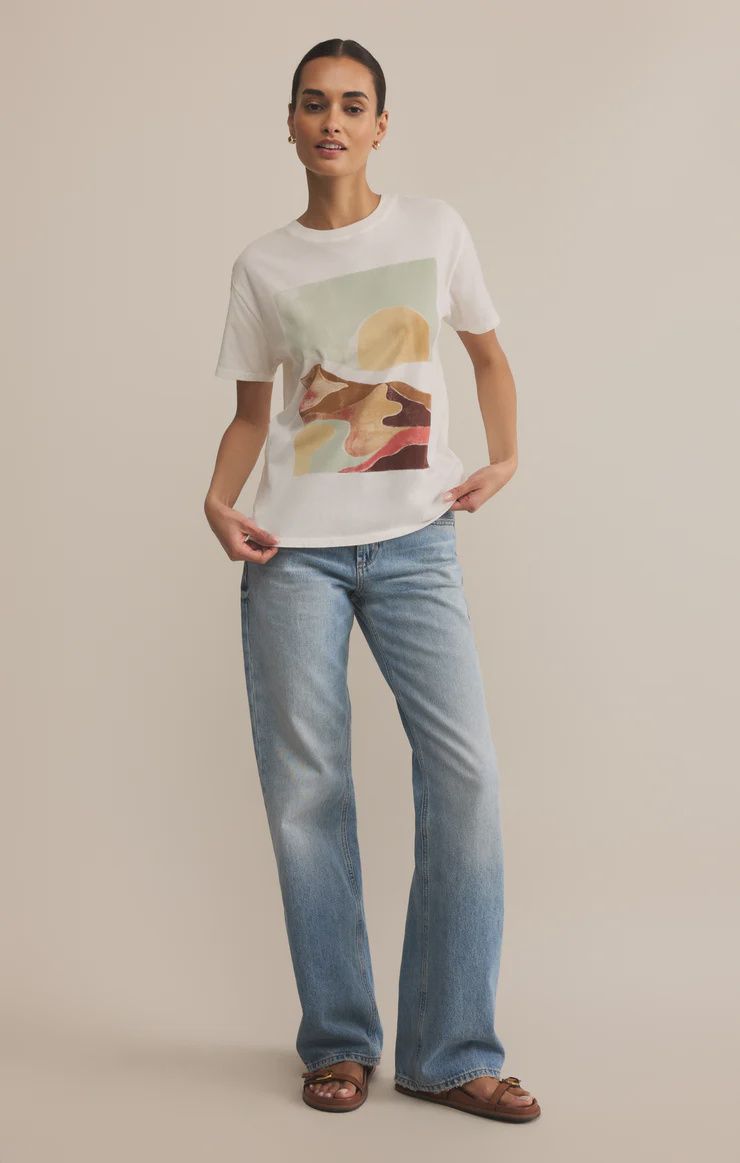 ZSupply T-Shirt boyfriend imprimé paysage GT253417
