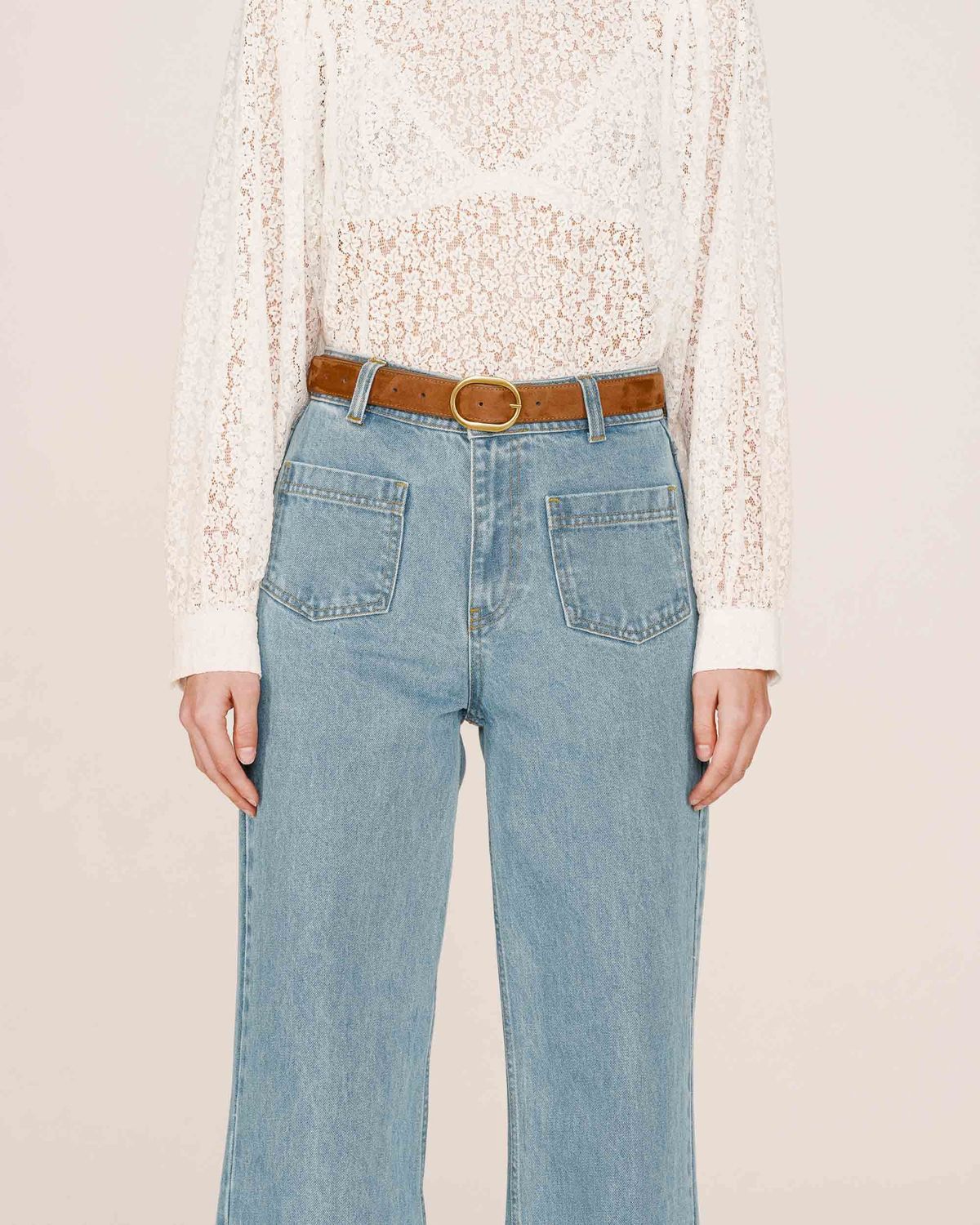 Grace&amp;Mila Ceinture Stallone Chataigne 1038