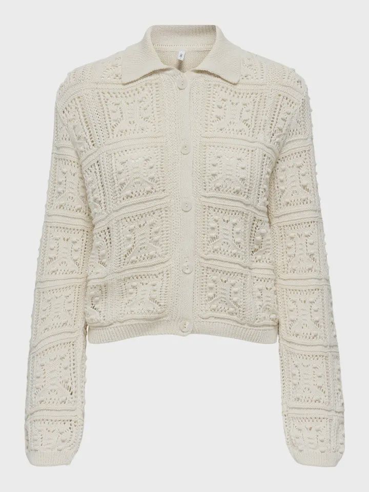 Only Cardigan Dalia Écru 15352099