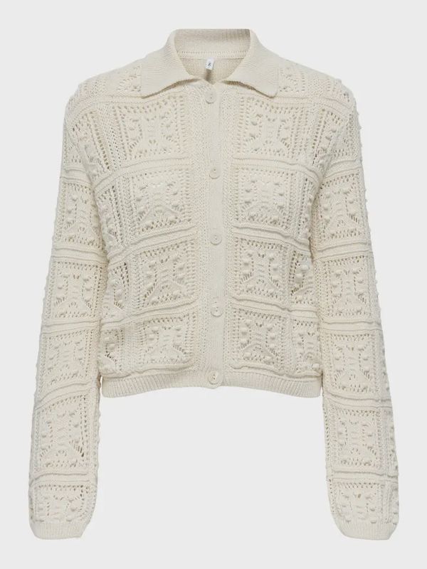 Only Cardigan Dalia Écru 15352099