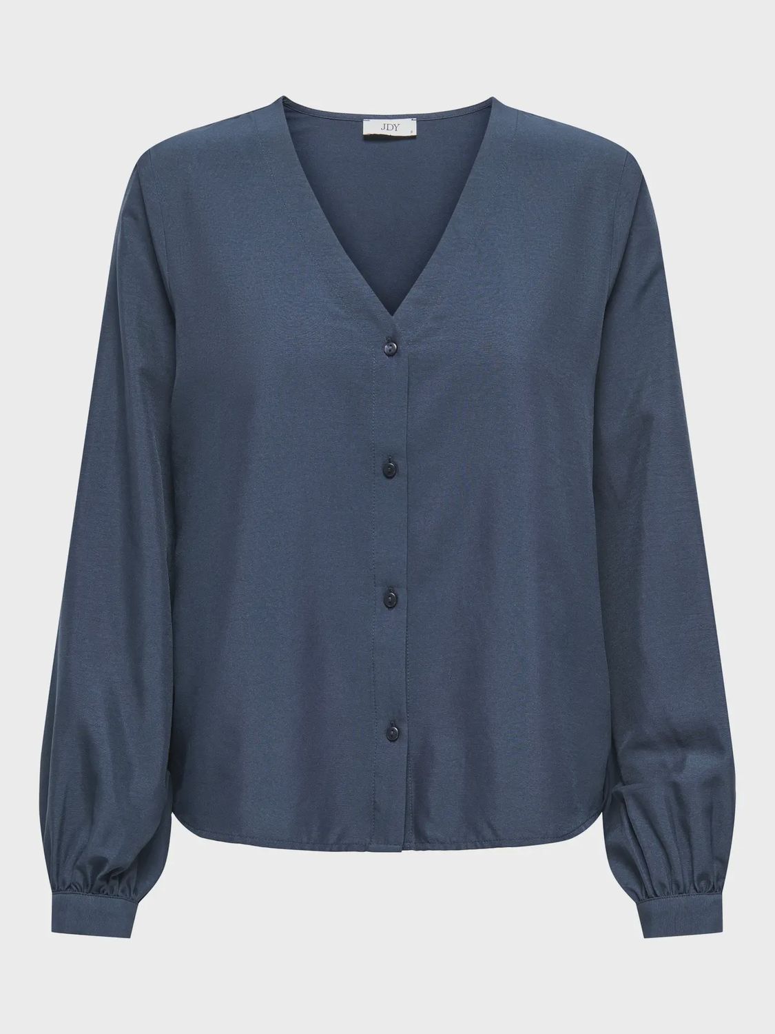 JDY Blouse manches longues col V marine 15355548
