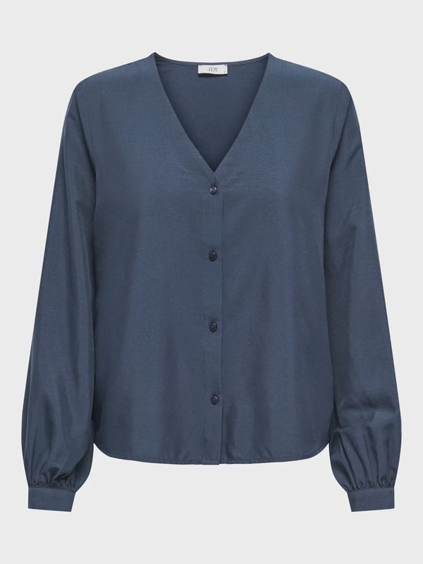 JDY Blouse manches longues col V marine 15355548