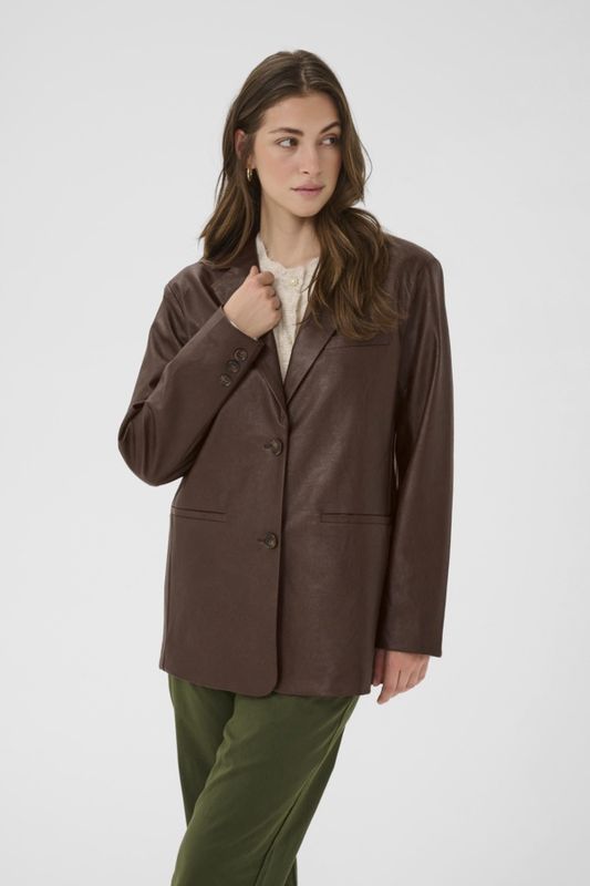 Cream Veston cuir vegan brun 10614243