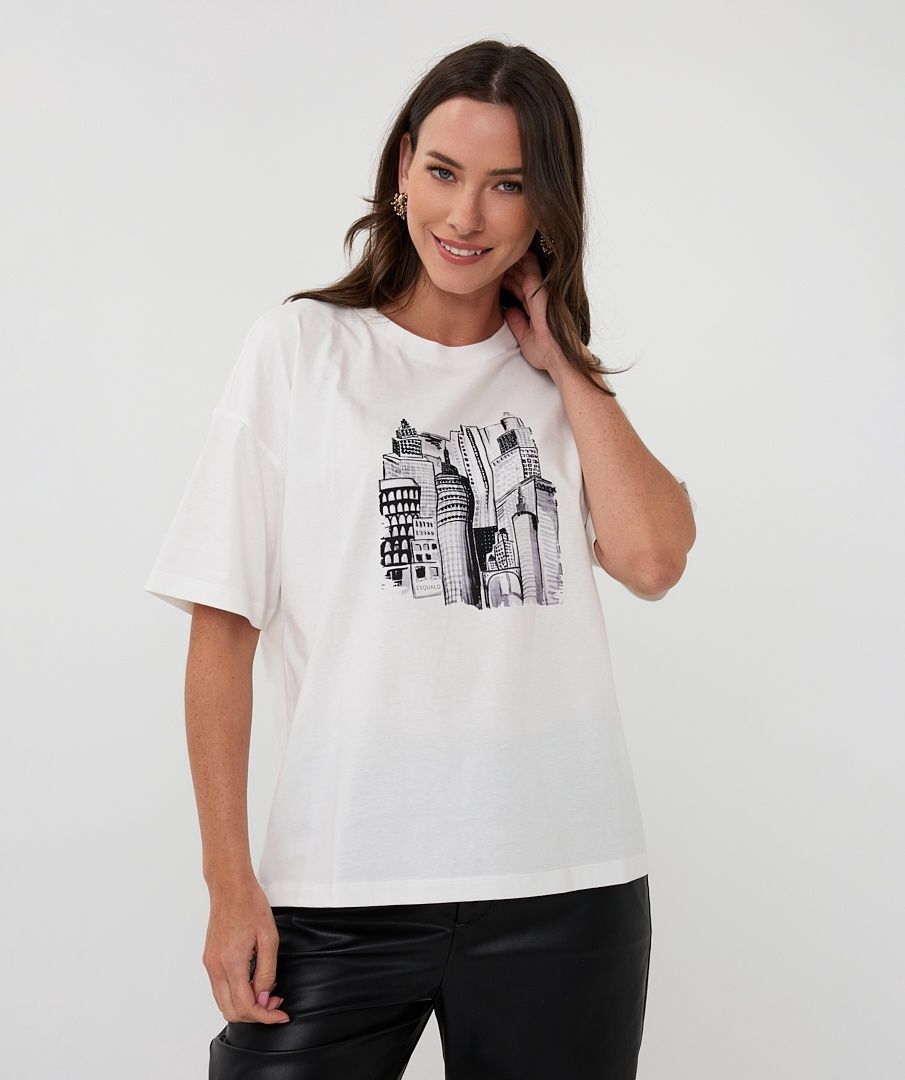 Esqualo T-Shirt offwhite Skyline 2505527