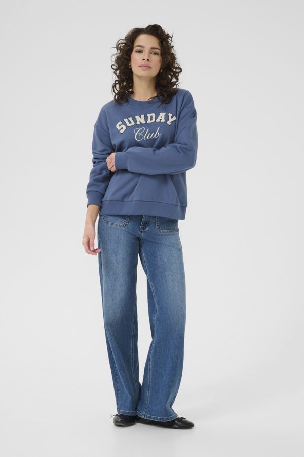 Kaffe Chandail crewneck Bering Sea SUNDAY 10510672