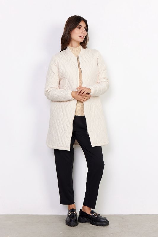 Soya Concept Manteau matelassé crème 16782