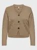 Only Cardigan tricot torsadé boutons avant Tan 15352216