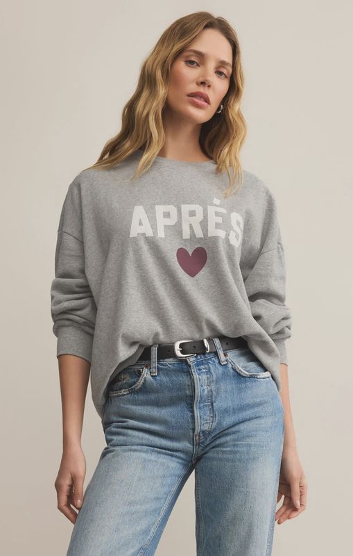 ZSupply Chandail crewneck ApresSunday classic grey GT254793