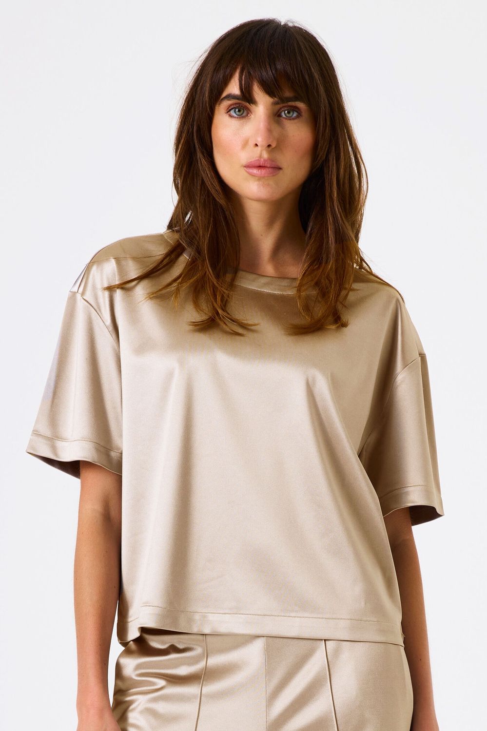 Garcia T-Shirt satiné Champagne J50001