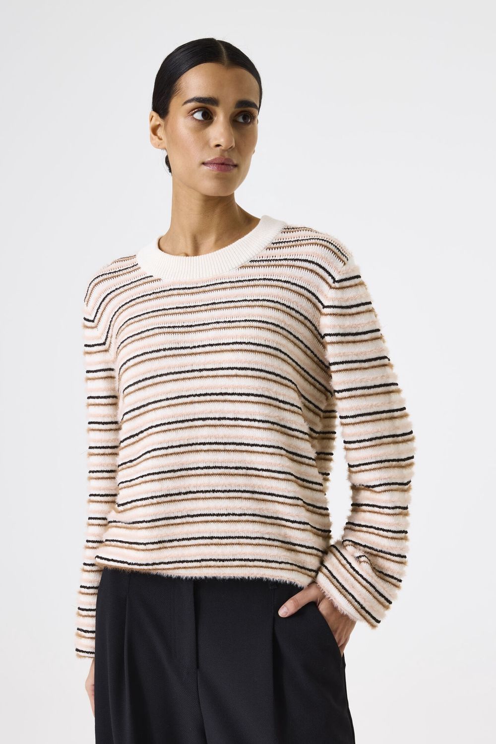 Garcia Pull manches longues rayures J50040