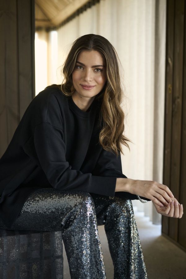 Kaffe Chandail crewneck noir 10510902